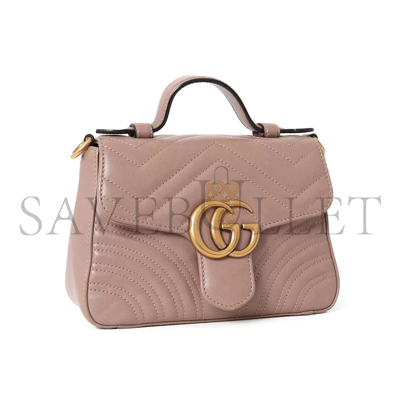 GUCCI GG MARMONT MINI TOP HANDLE BAG ‎‎547260 (21*15.5*8cm)